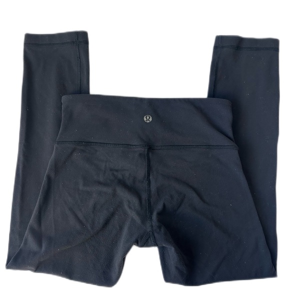 lululemon athletica Pants - lululemon cropped leggings black
